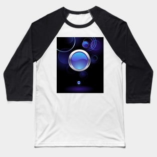 Background with abstract circles Baseball T-Shirt